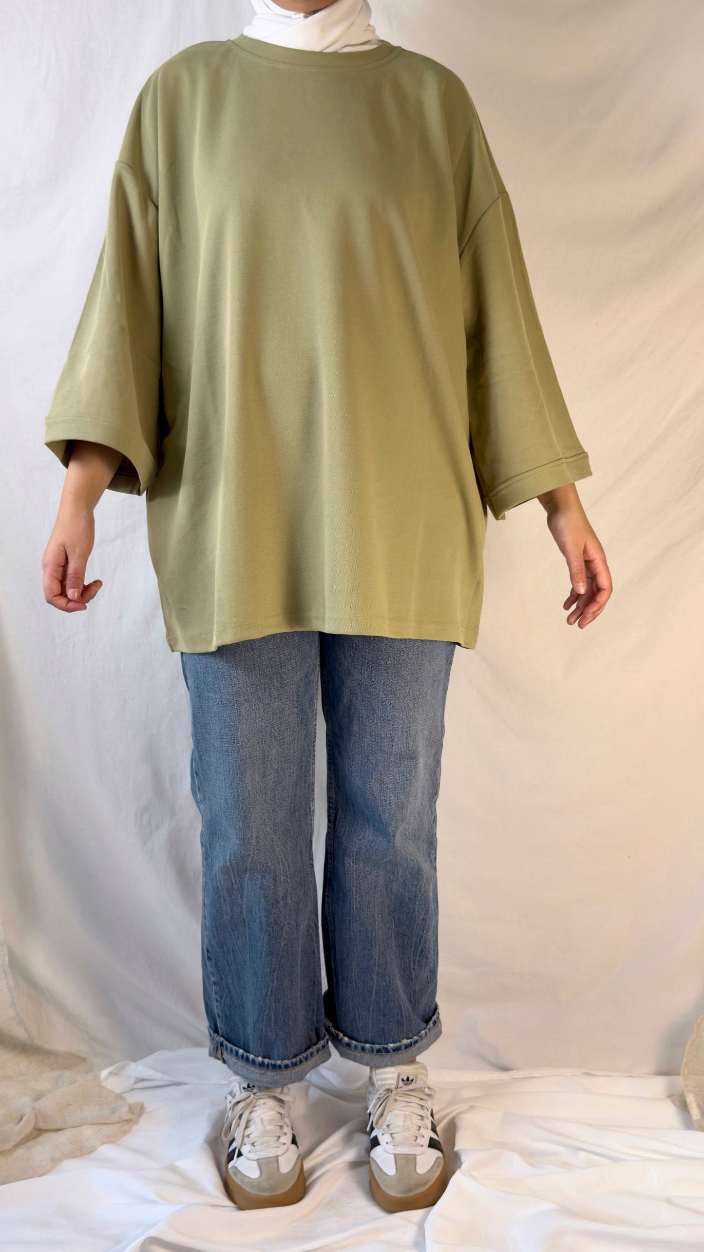 T-shirt oversize - Olive