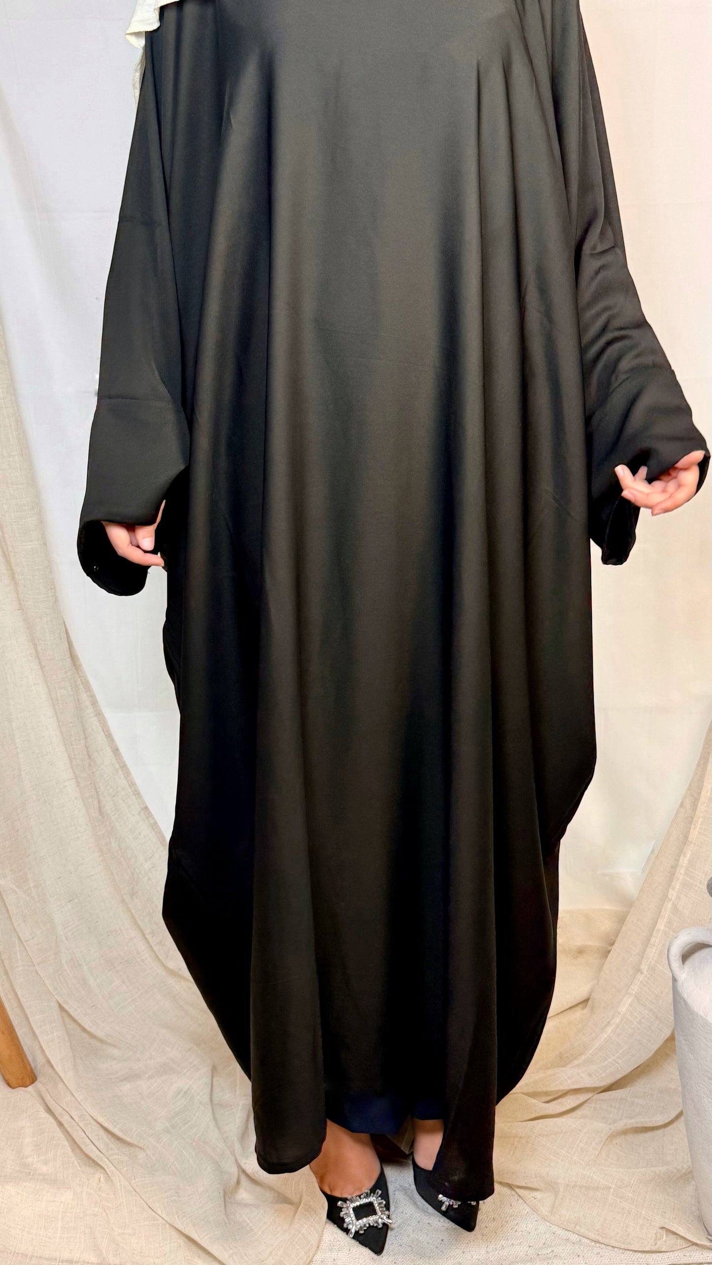 Abaya manches papillon