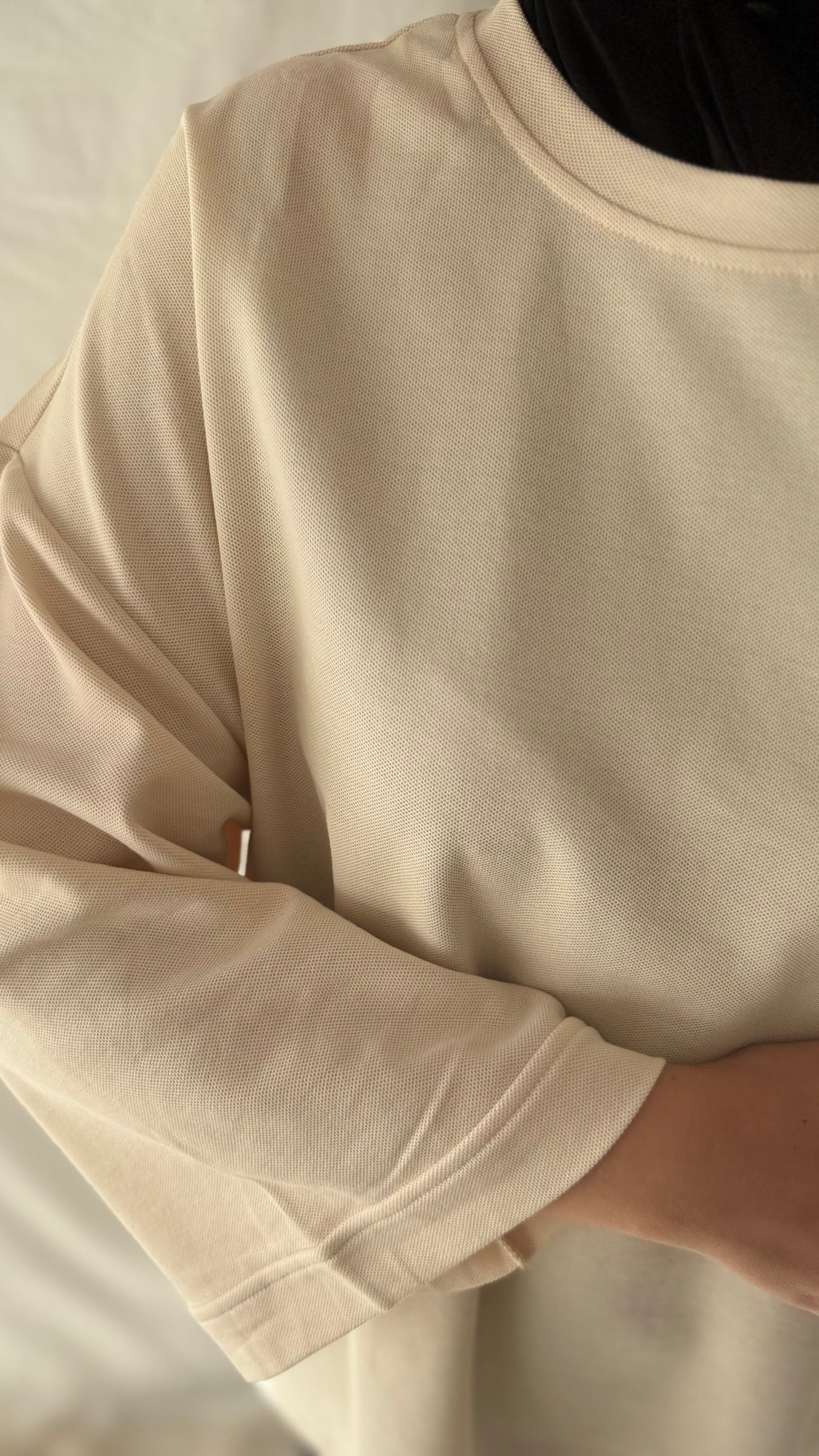 T-shirt oversize - Beige
