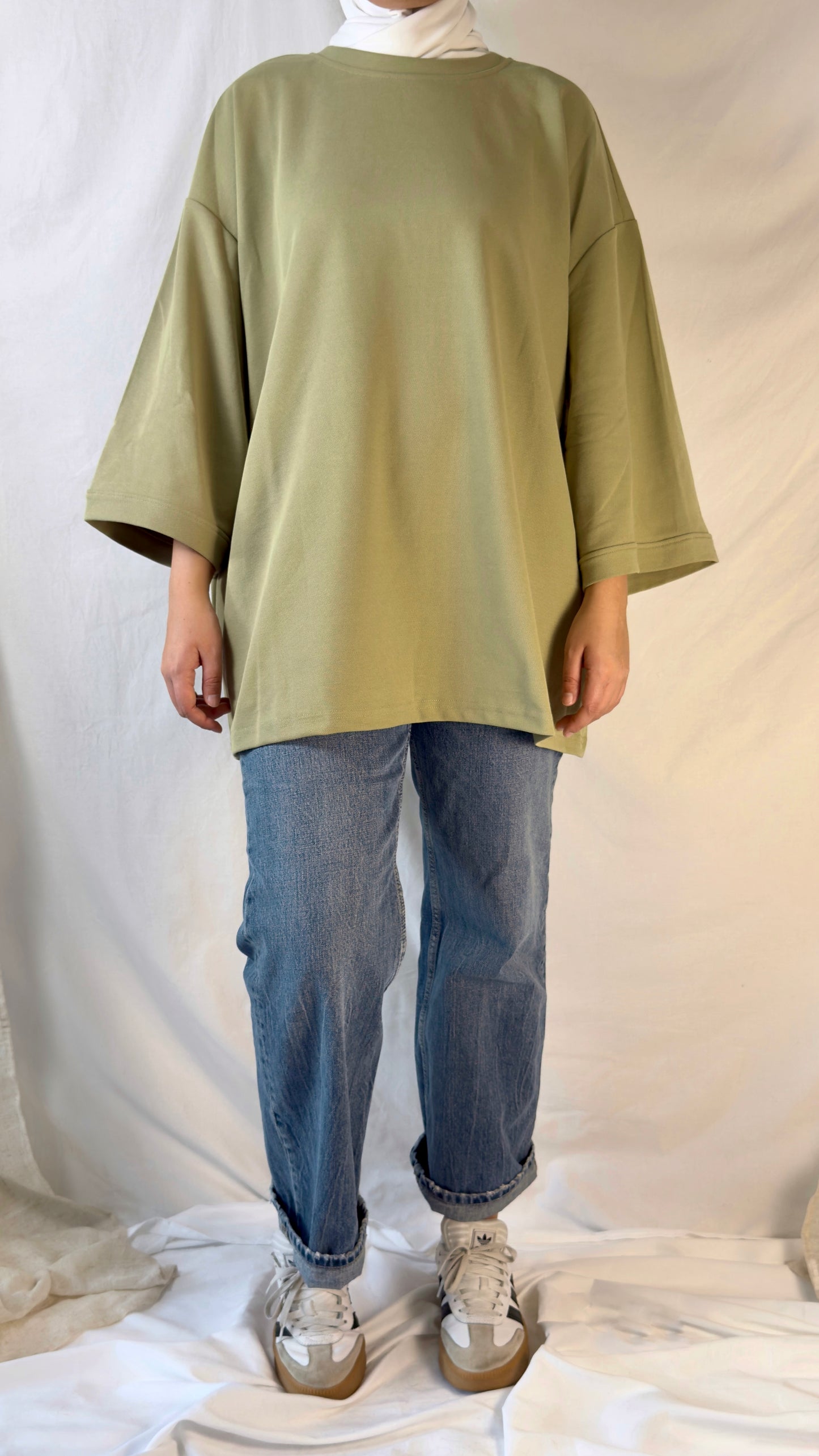 T-shirt oversize - Olive