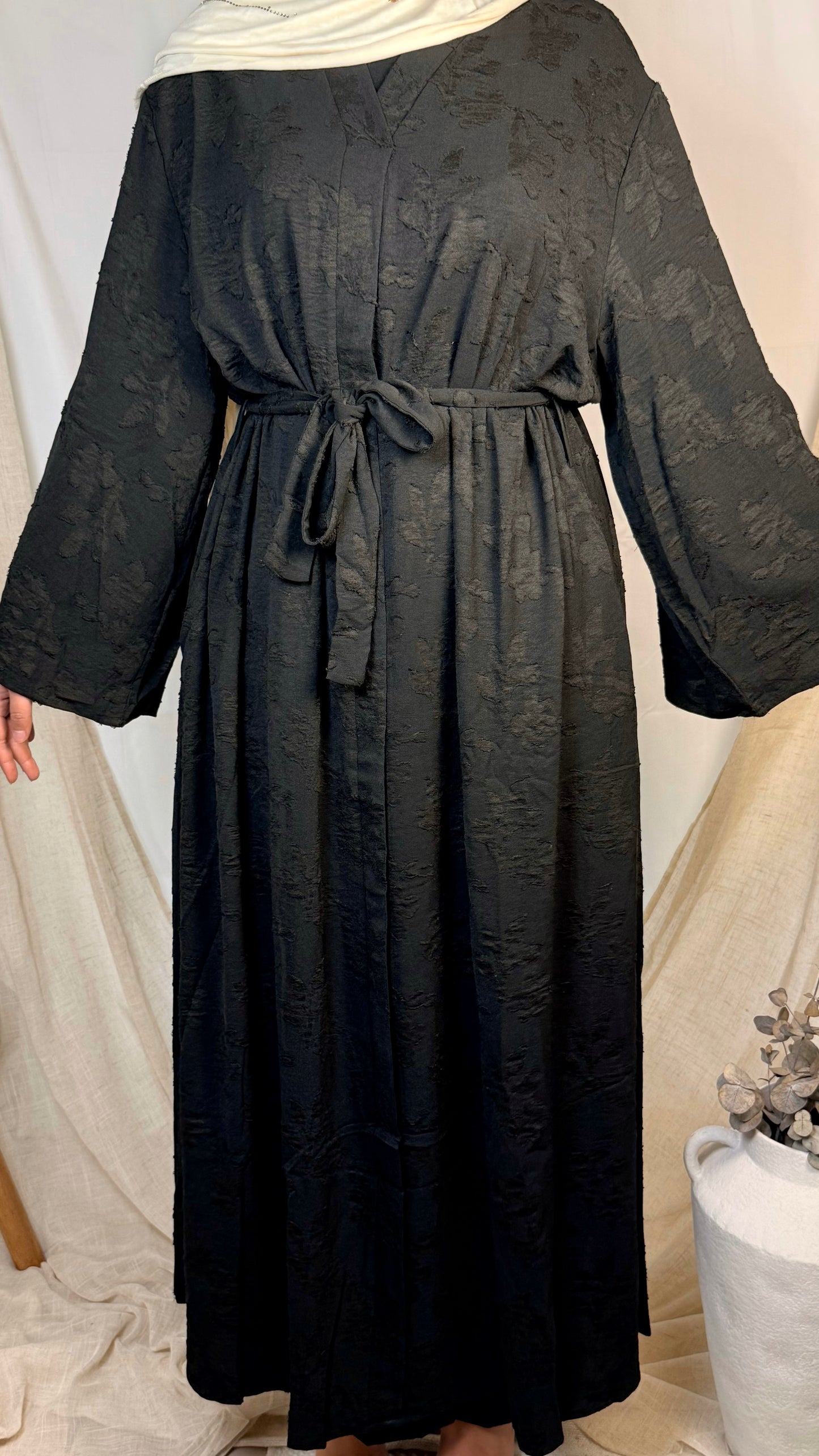 Robe longue à motif