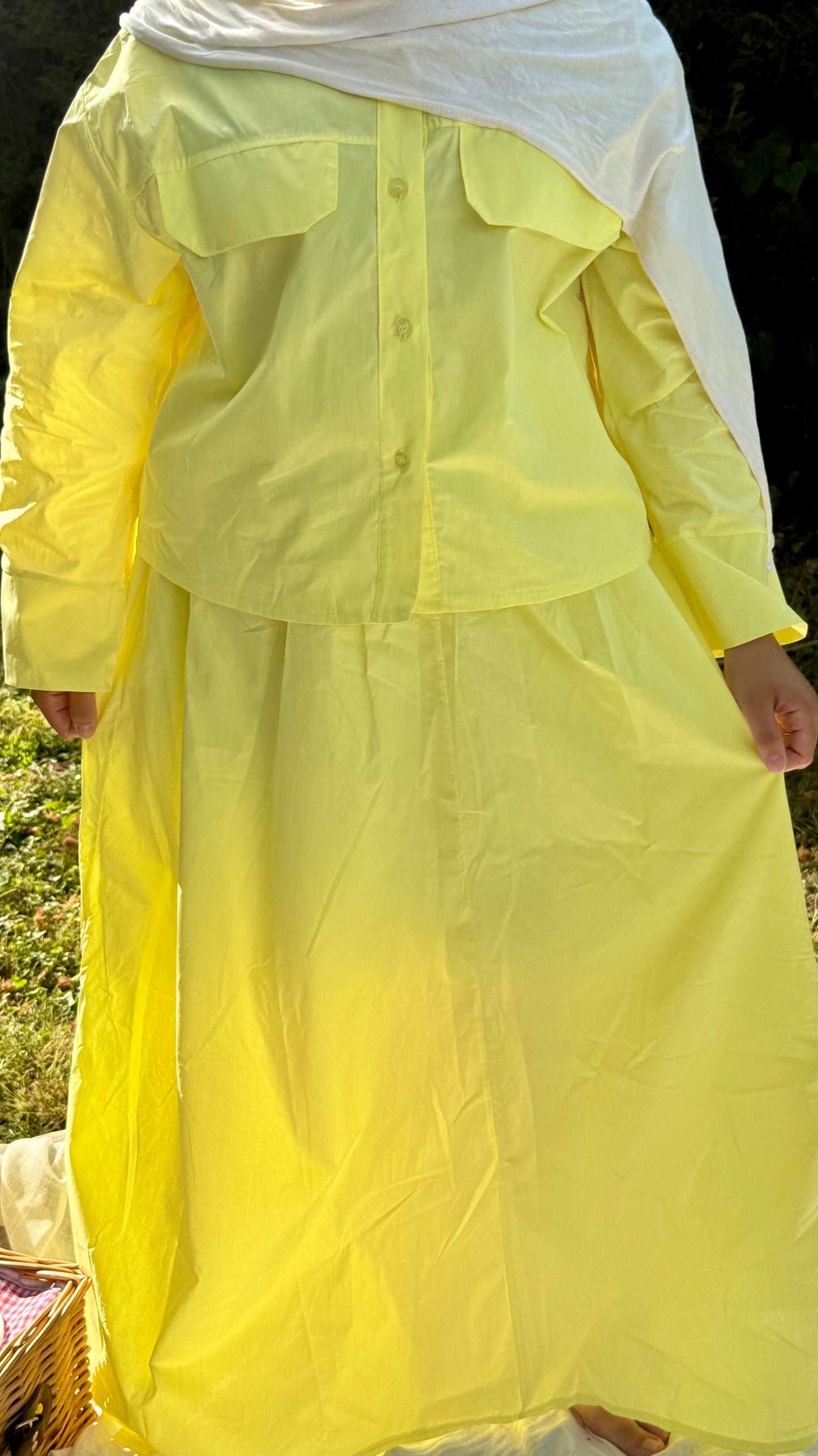 Ensemble jupe chemise