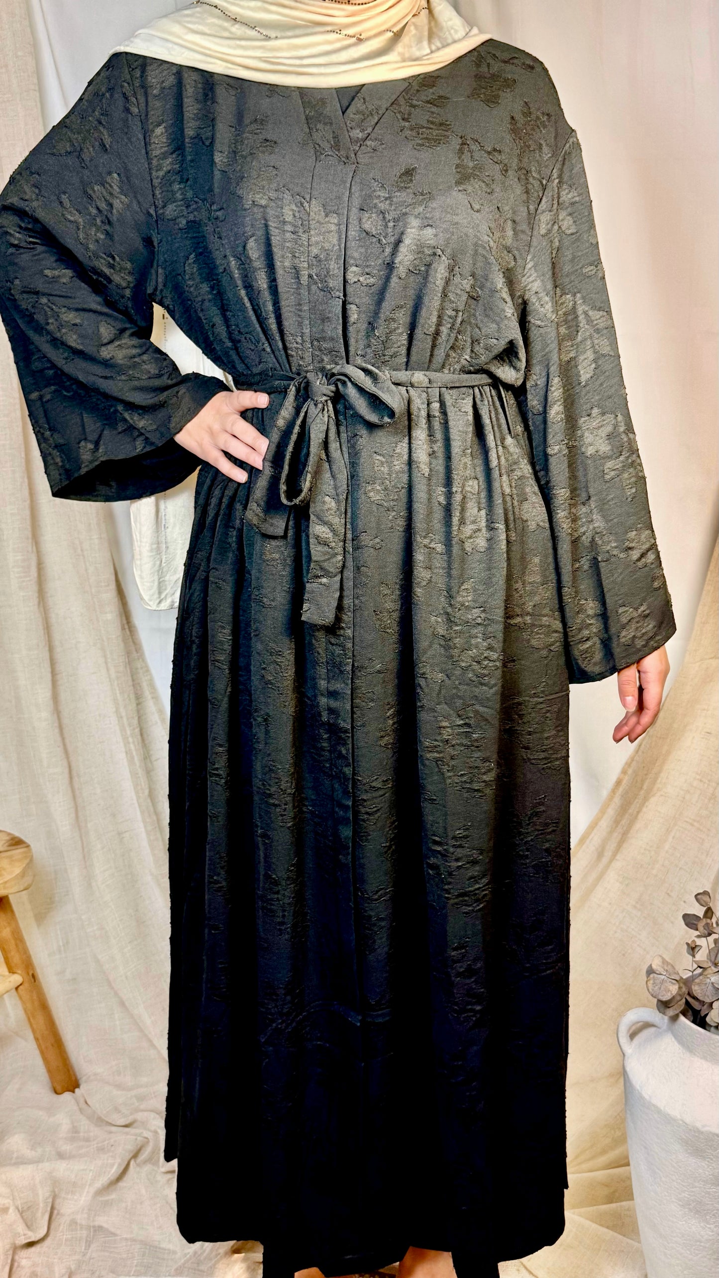 Robe longue à motif