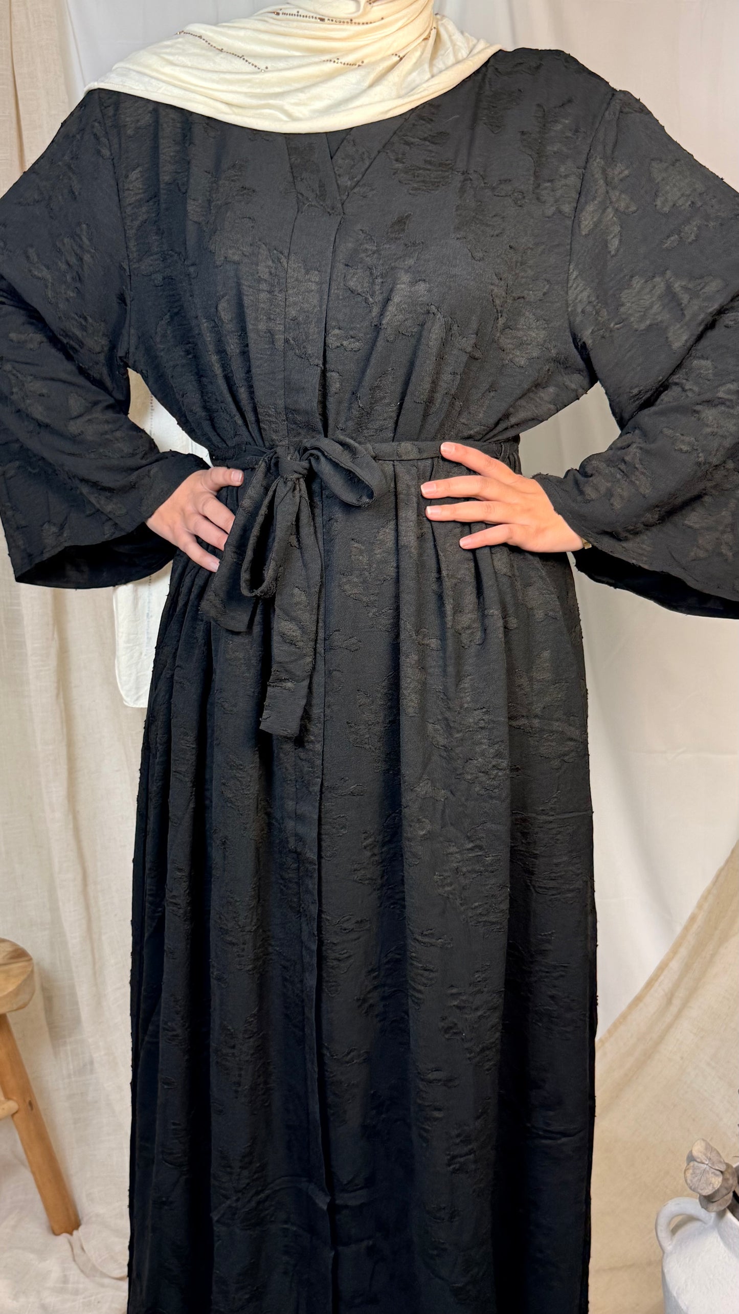 Robe longue à motif