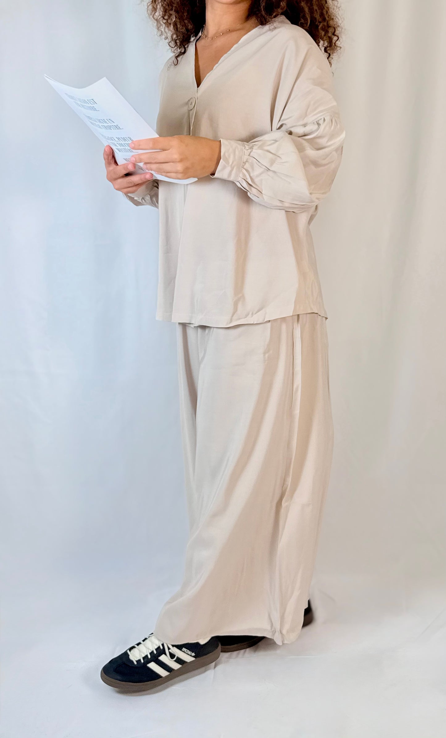 Ensemble fluide - Beige