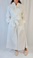 Robe chemise à noeud - Blanc