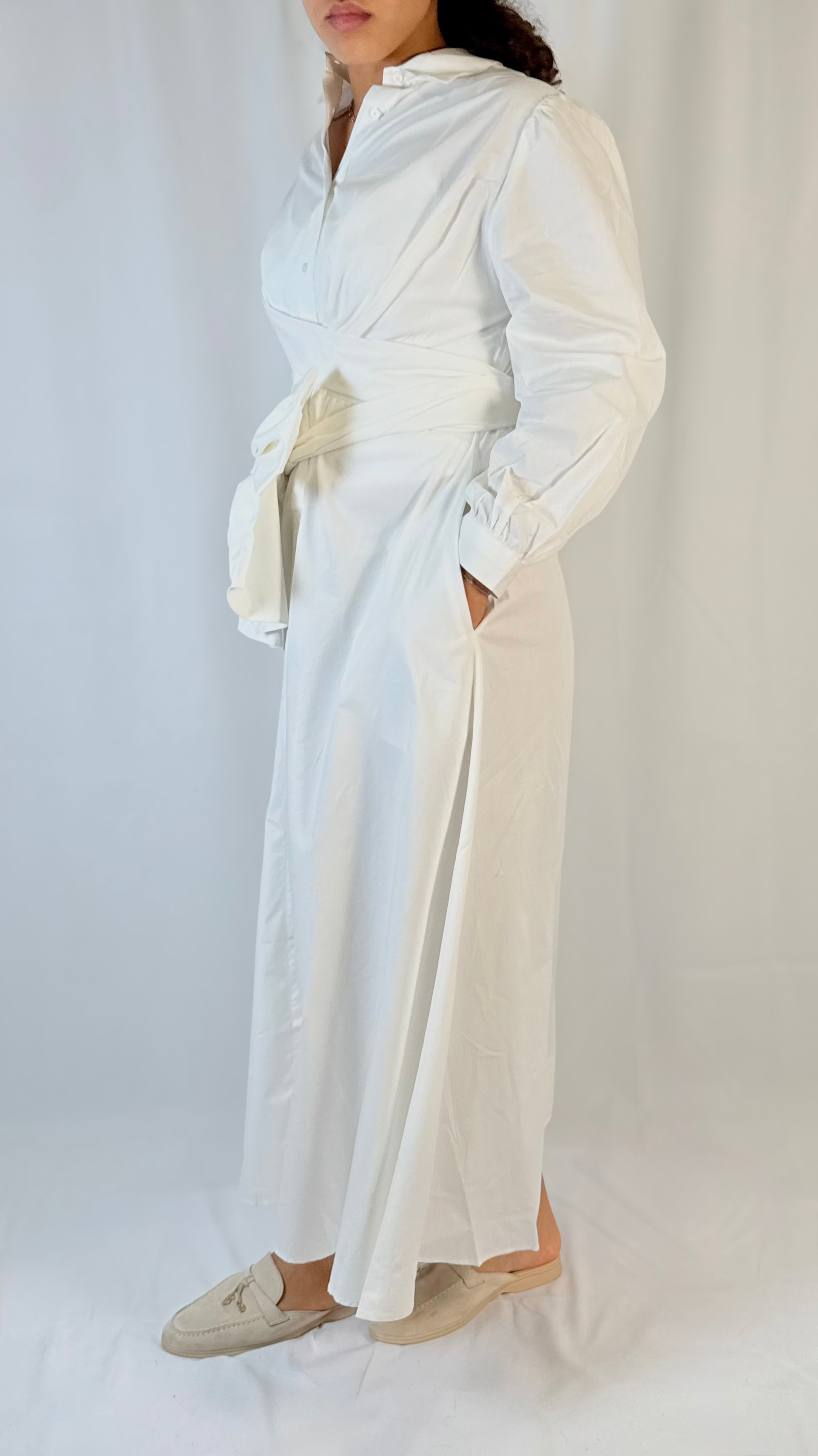 robe chemise noeud mastour yamraa