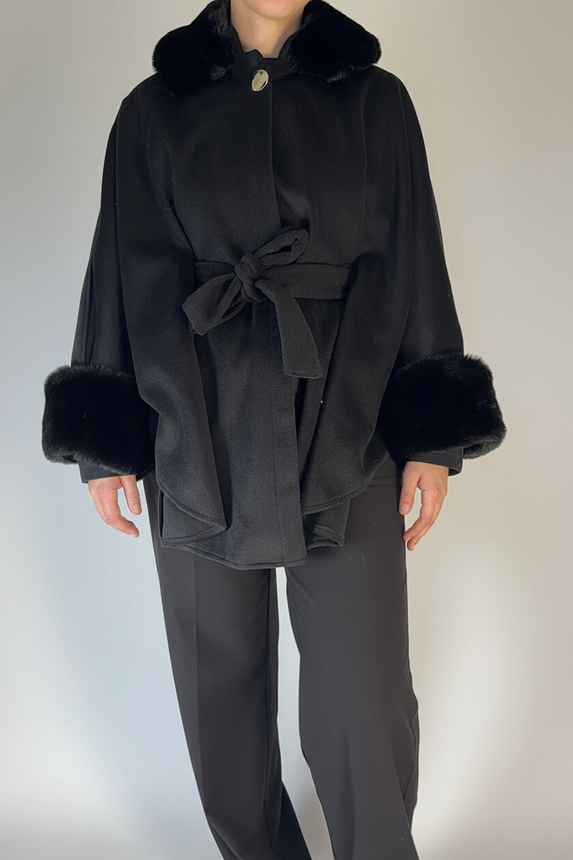 manteau yamraa fourrure