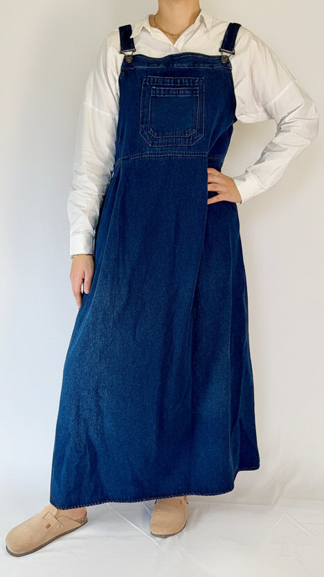 robe en jean mastour salopette